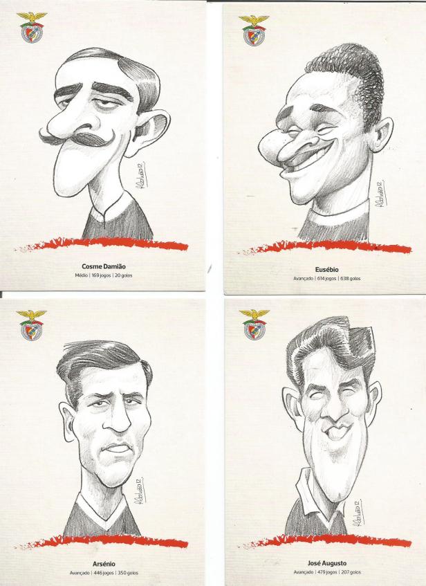 Portugal-Postcards on Football Players