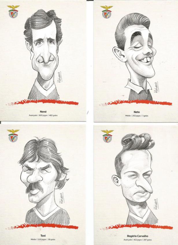 Portugal -Postcards on Football Players