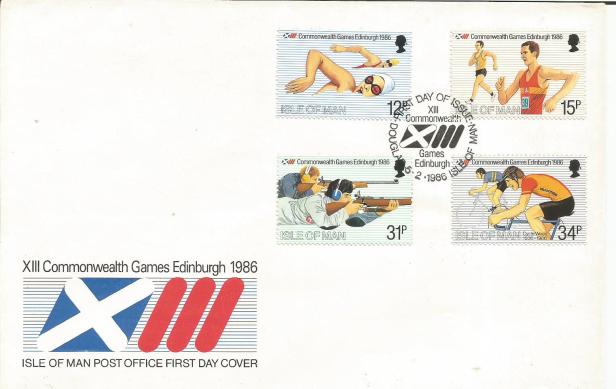 CWG XII 1986 FDC