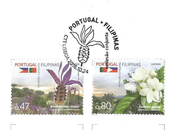 FLO PORTUGAL-PHILLI JT ISSUE STAMPS