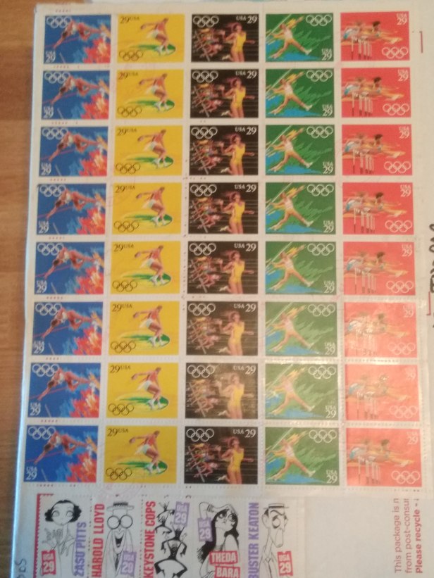Stamps on OLympics