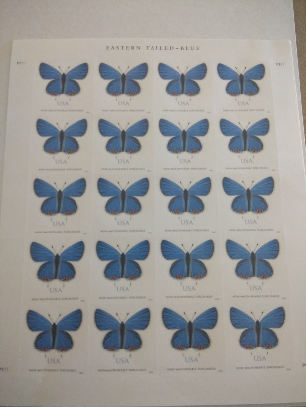 NON MACHINEABLE SURCHARGE STAMP USA