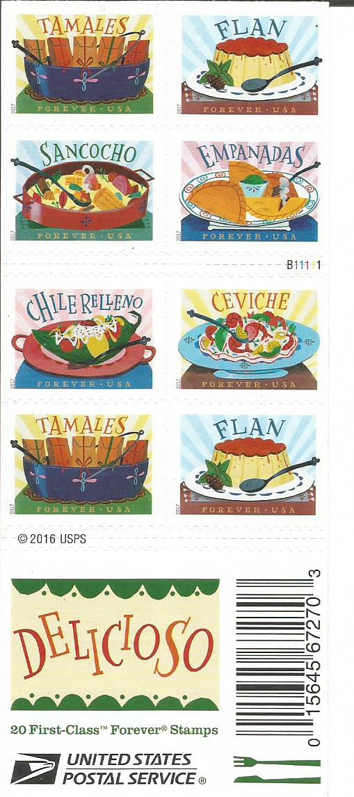 USA DELICIOSO STAMPS