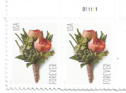 USA FOREVER CELEBRATION BOUTONNIERE STAMP