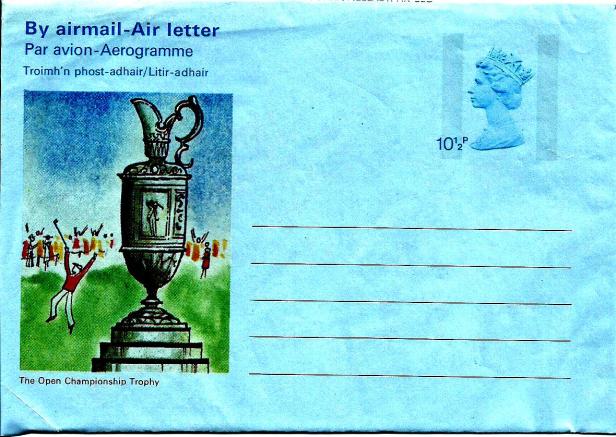 GOLF TROPHY OF AEROGRAMME