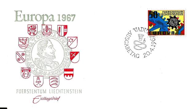 EUROPA 1967 LIECHTENSTEIN