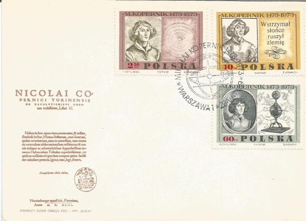 FDC POLAND COPERNICUS
