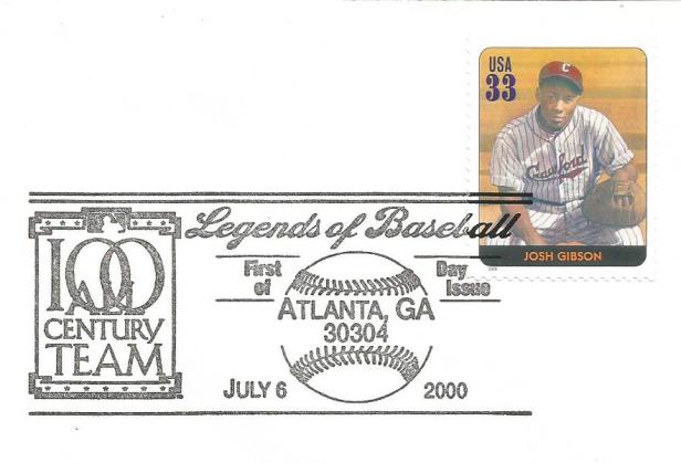 LEGENDS OF BASEBALL -JOSH GIBSON