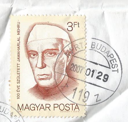STAMPS HUNGARY NEHRU