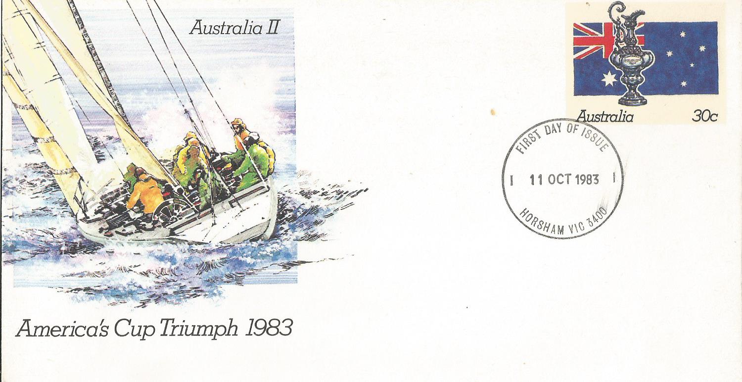 Australia II America’s Cup Triumph 1983 – Pre Stamped envelope ...