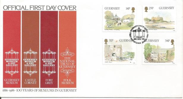 FDC GUERNSEY MUSEUMS