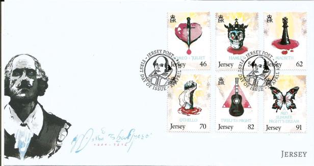 FDC JERSEY SPEARE 6V