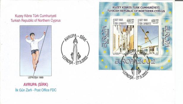 FDC N CYRRUS EUROPA CIRCUS