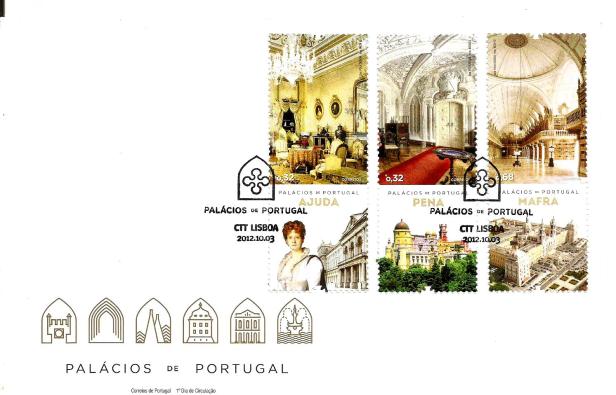 FDC PORTUGAL PALACES