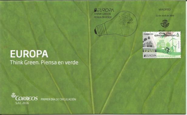 FDC SPAIN EUROPA THINK GREEN