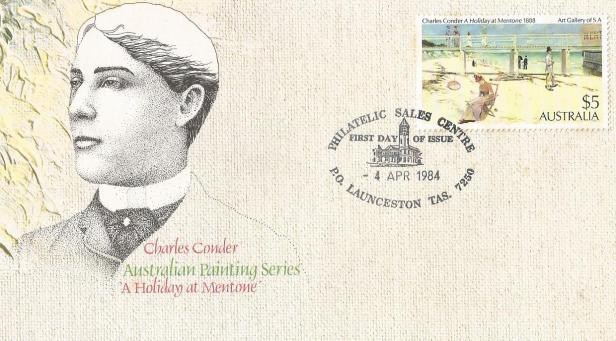 FDC AUS PAINTER CHARLES CONDOR