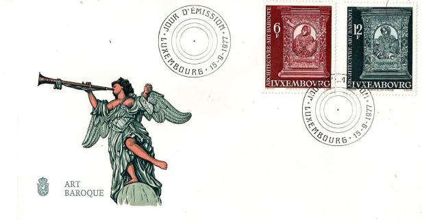 FDC LUXEMBOURG BAROQUE ART