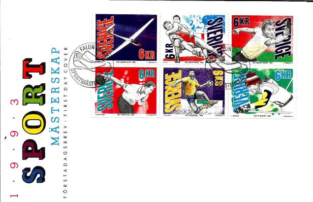FDC SWEDEN SPORTS 1993
