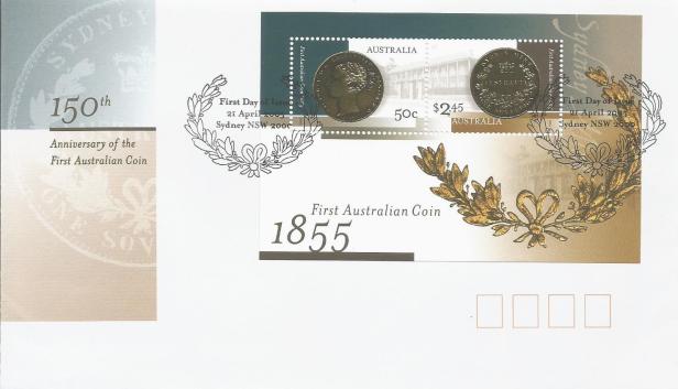 FDC AUSTRALIA FIRST COINS MS