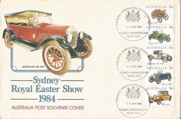 FDC AUSTRALIAN SIX CAR