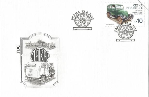 FDC CESKA TATRA CAR