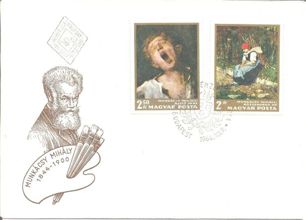 FDC HUNGARY PAINTING MIHALY