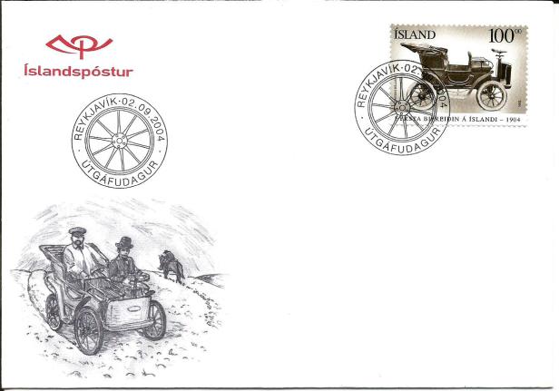 FDC ICELAND CARS