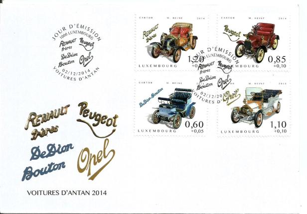 FDC LUXEMBOURG CAR
