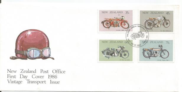 FDC NEW ZEALAND MOTORCYCLES