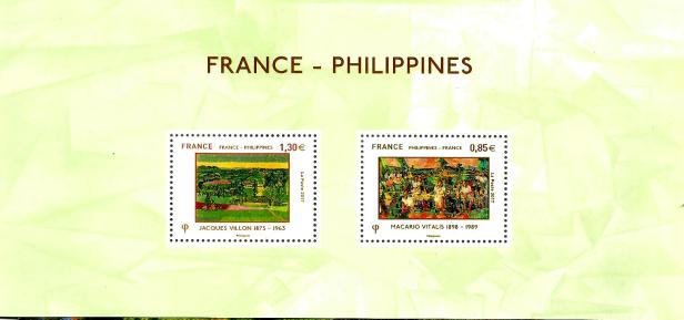 FRANCE-PHIL JT ISSUE PAINTINGS MS