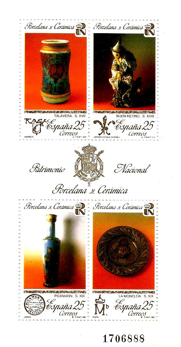 MS SPAIN 1991 - PORCELAINS &amp; CERAMICS
