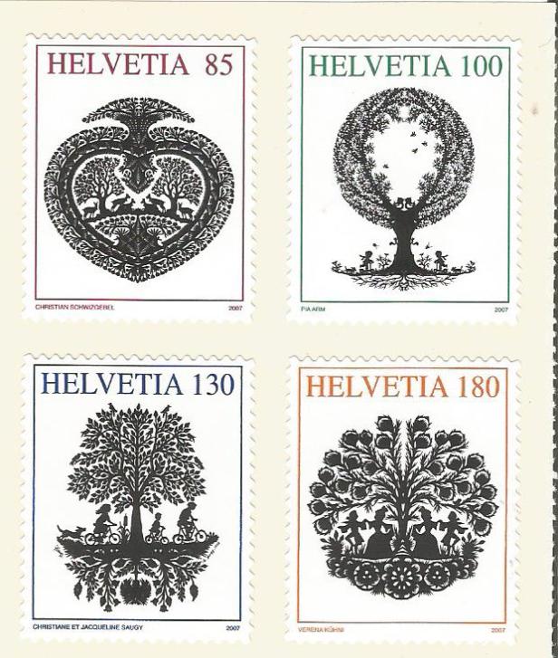 SWITZERLAND PAPER SILHOUETTES