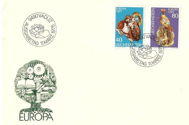 FDC LIECHTENSTEIN  EUROPA 1976