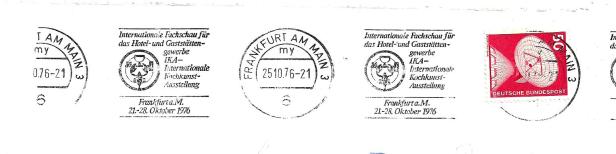 GERMANY CANCELLATION CUINARY FESTIVAL