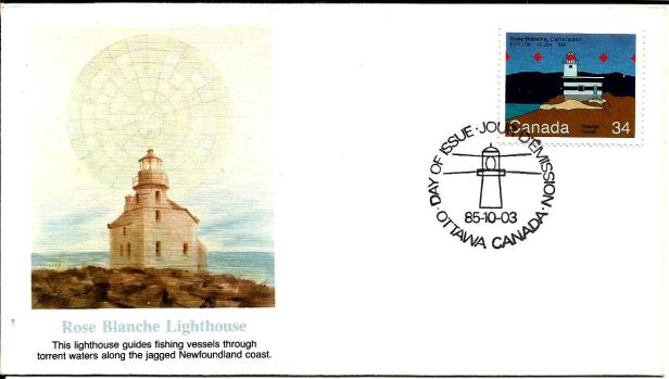 FDC CANADA LIGHT HOUSE ROSE