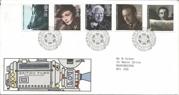 GB FDC BRITISH FILMS