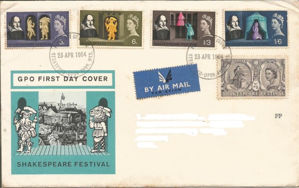 GB FDC SHAKESPEARE FESTIVAL