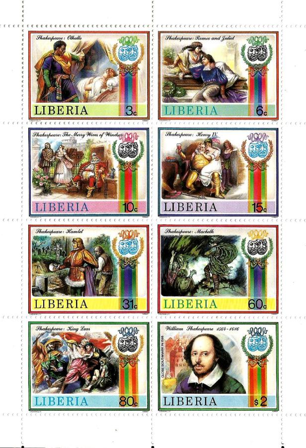 LIBERIA MS SHAKESPEARE PLAYS