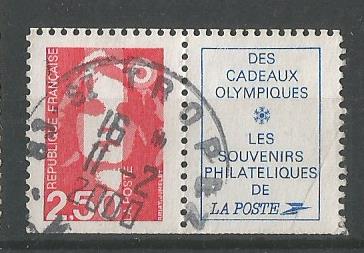 FRANCE MARIANNE WITH OLYMPIC LABEL