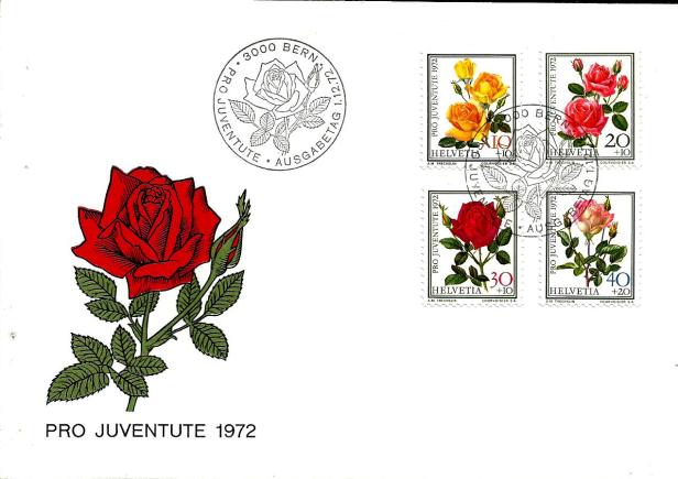 SWISS FDC JUVENTUTE 72