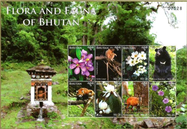 BHUTAN MS FAUNA AND FLORA