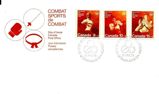 CANADA FDC COMBAT SPORTS