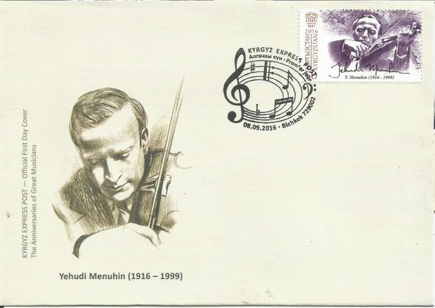 KYRGYZSTAN FDC MENUHIN