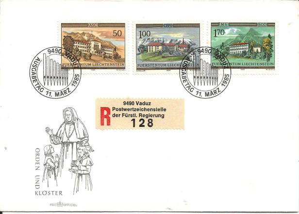 LIECHTENSTEIN FDC ARCHI