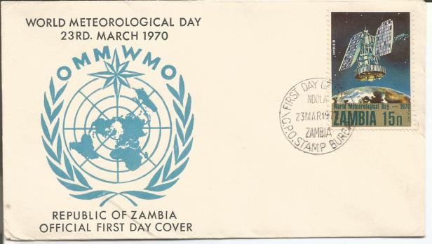ZAMBIA FDC 1983 WMO