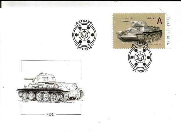 CESKA FDC T34 TANK
