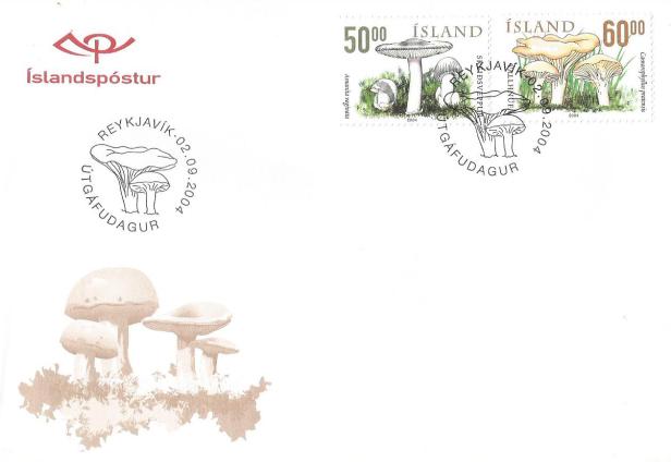 ICELAND FDC MUSHROOM