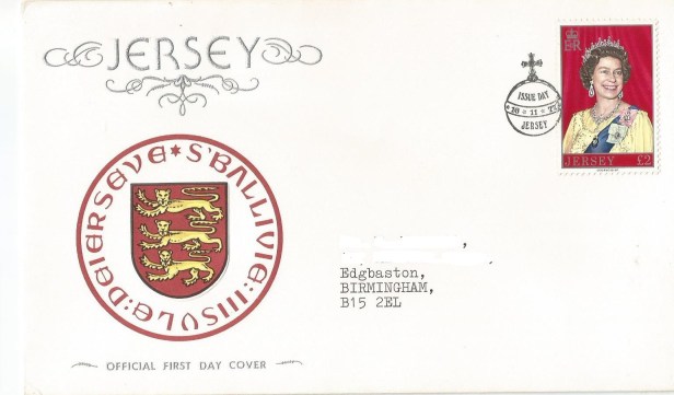 JERSEY FDC QE II SJ