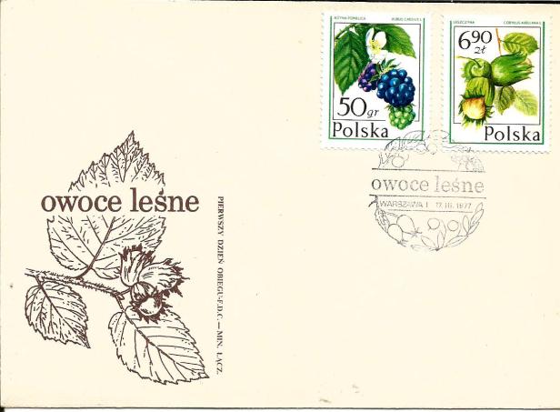 POLAND FDC FRUIT 6.9Z