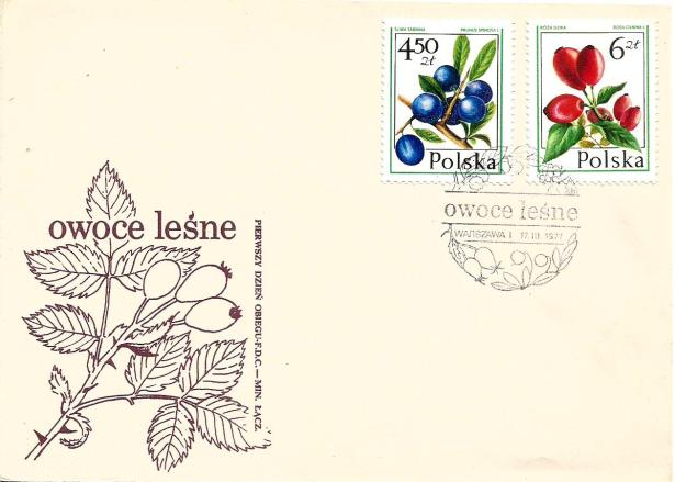 POLAND FDC FRUIT 6ZL
